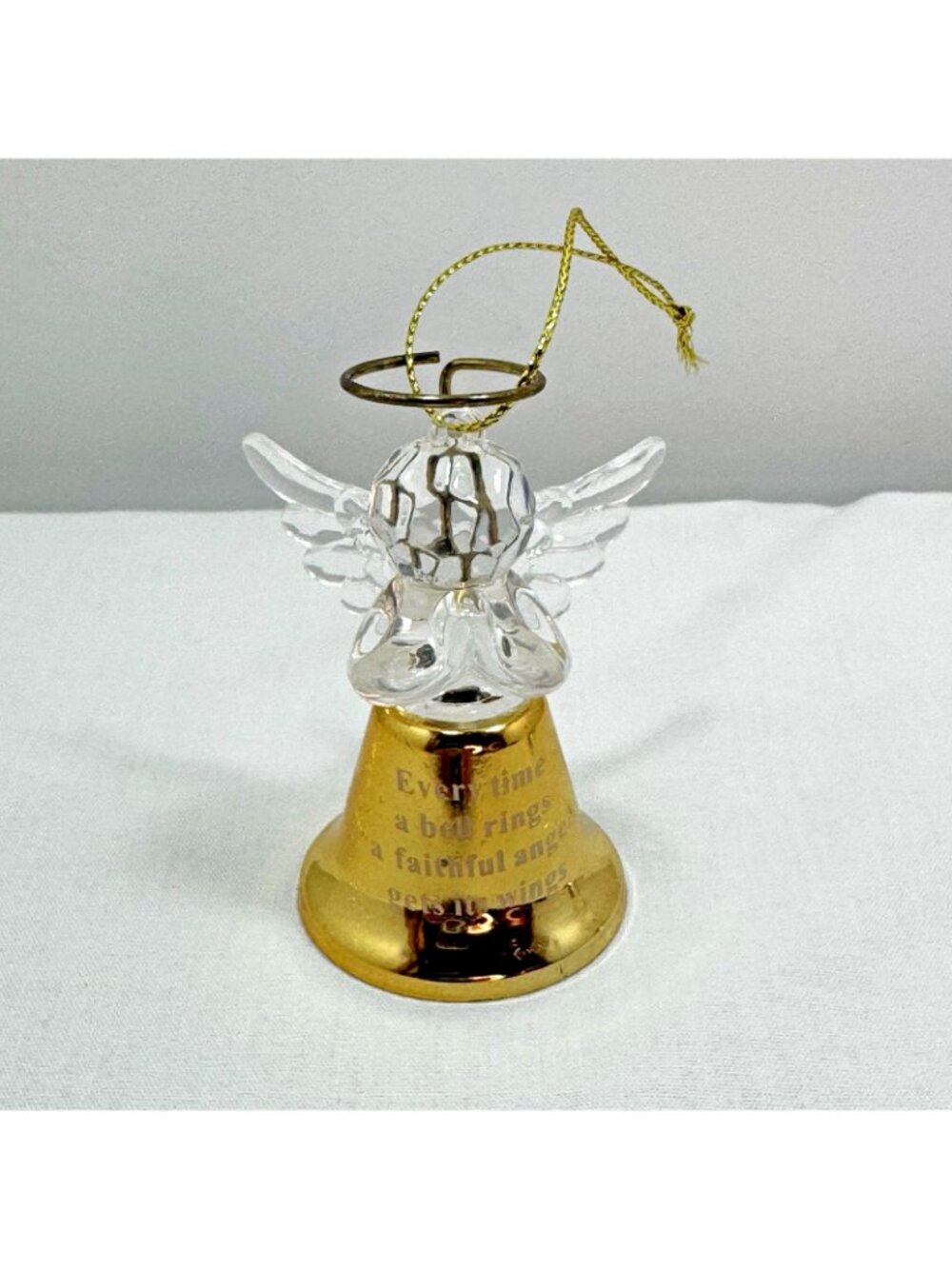 Vtg Every Time a Bell Rings A Faithful Angel Gets Its Wings Christmas Ornaments - Picture 7 of 13